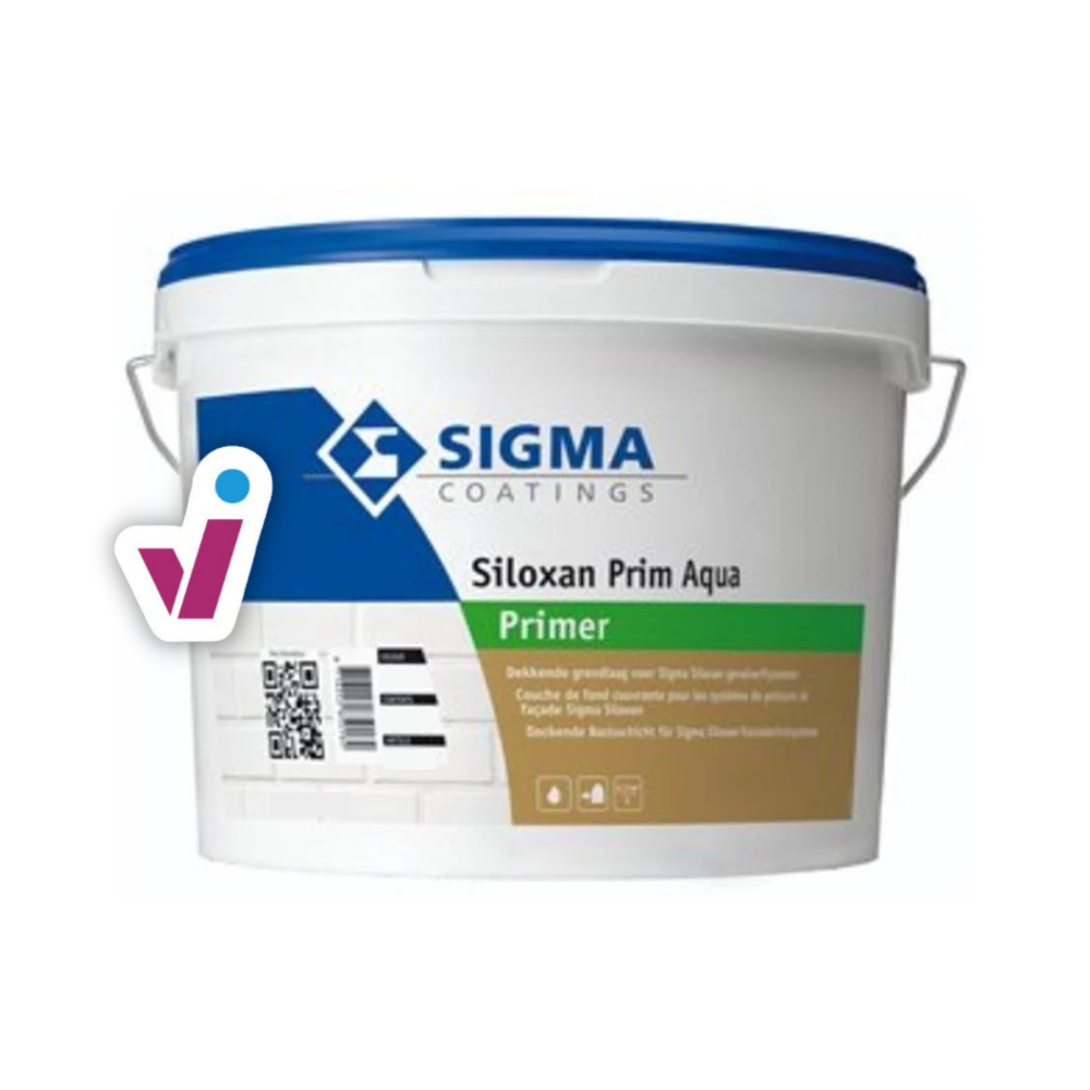 Sigma Siloxan Prim Aqua Kies je kleur: Wit, Inhoud: 10 l
